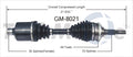 NEW CV AXLE