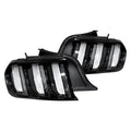 1523 JEEP WRANGLER 1824 JL TAIL LIGHTS W/ SEQUENTIAL TURN SIGNAL/BRAKE LAMPBLK/CLEAR