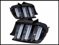 1523 JEEP WRANGLER 1824 JL TAIL LIGHTS W/ SEQUENTIAL TURN SIGNAL/BRAKE LAMPBLK/CLEAR