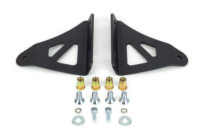Cali Raised 05-23 Toyota Tacoma 52 Curved Led Light Bar Roof Brackets Kit - Brackets W/ 5D Optic Os