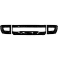 GLOSS WHITE BUMPER OVERLAY WITHOUT