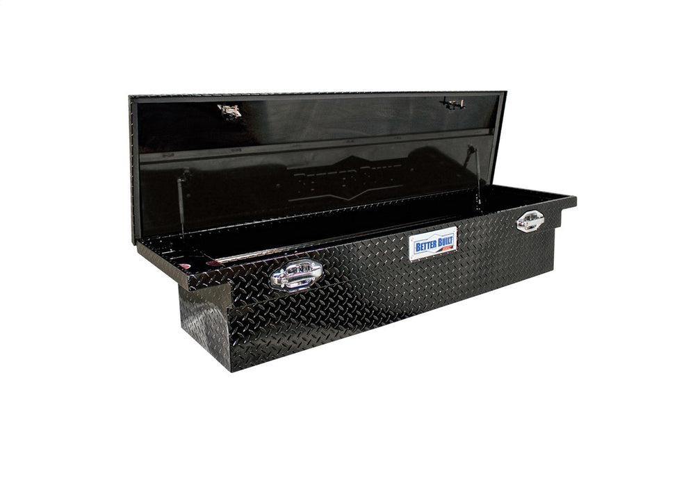 72IN BLACK SINGLE LID BOX LOW PROFILE