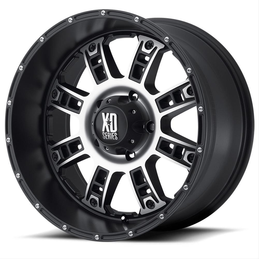XD809 20X12 6X5.5 M-BLK MACH -44MM