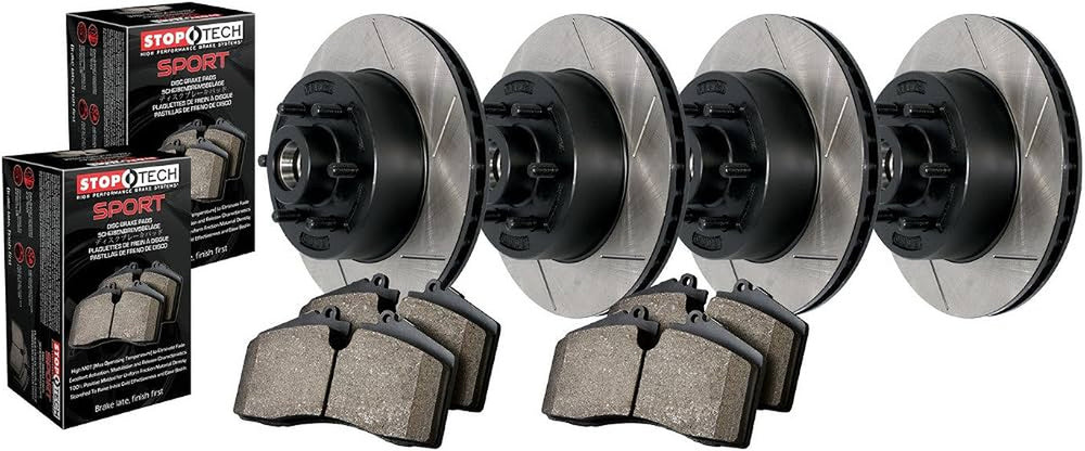 Truck Axle Pack; Slotted; 4 Wheel
