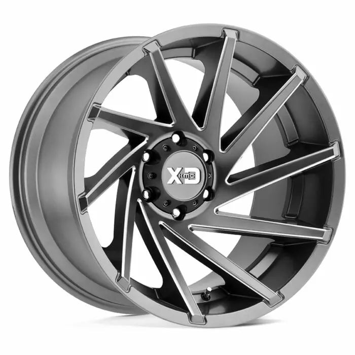 XD834 20X10 8X180 S-GRY MILL -18MM