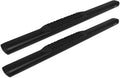 0718 SILV/SIERRA 1500/0719 SILV/SIERRA 2500/3500 REG CAB 5IN BLK TXT ALUM OVAL STEP BAR