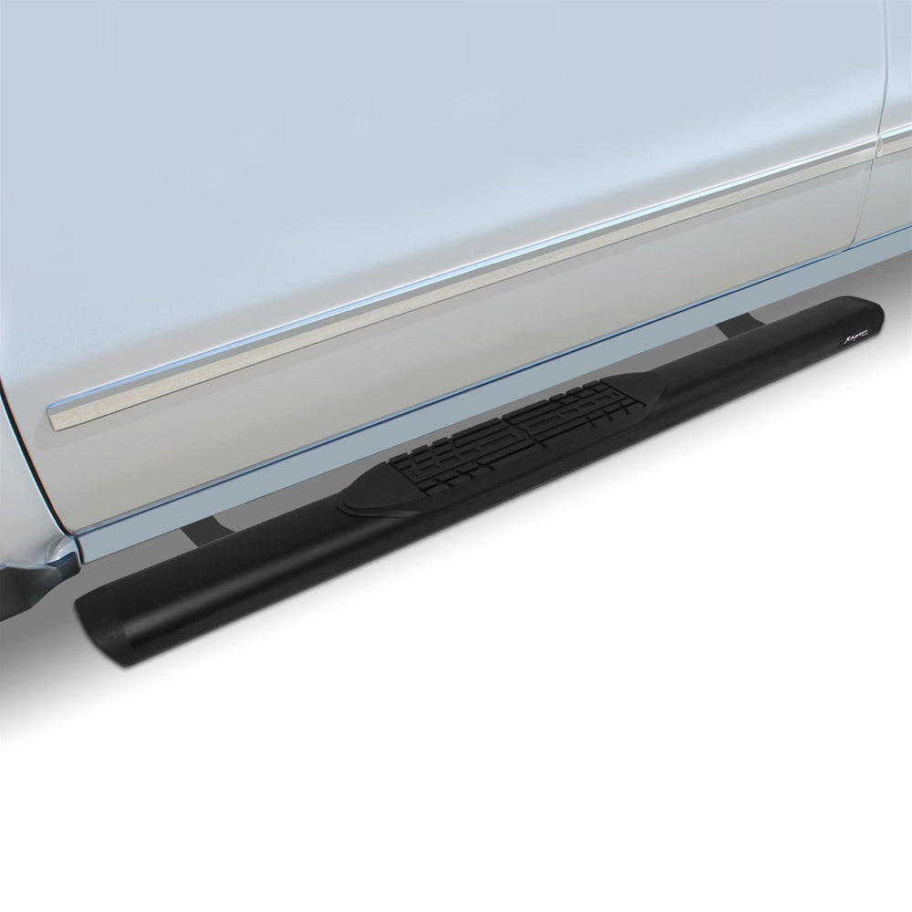 0918 RAM 1500/10C RAM 2500/3500 REGULAR CAB 5IN BLK TXT ALUM OVAL STEP BARS