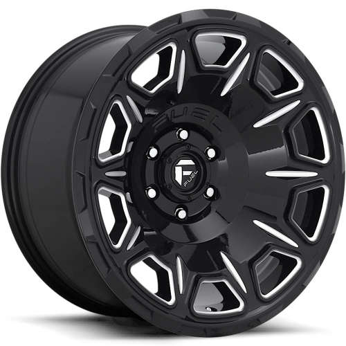 ~(44 lbs. 20X20X12)~ VENGEANCE 17x9 6x135.00 GLOSS BLACK MILLED (-12 mm)