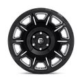 ~(44 lbs. 20X20X12)~ VENGEANCE 17x9 6x135.00 GLOSS BLACK MILLED (-12 mm)