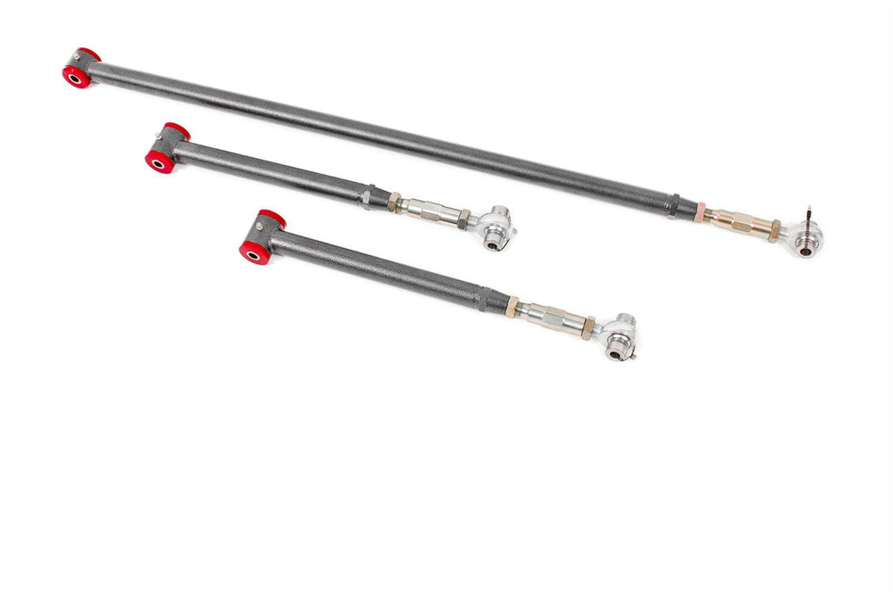 BMR 82-02 3rd Gen F-Body On-Car Adj. Rear Suspension Kit Poly/Rod End - Black Hammertone