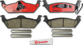 Brembo 04-12 Ford F-150/06-08 Lincoln Mark LT Rear Premium NAO Ceramic OE Equivalent Pad