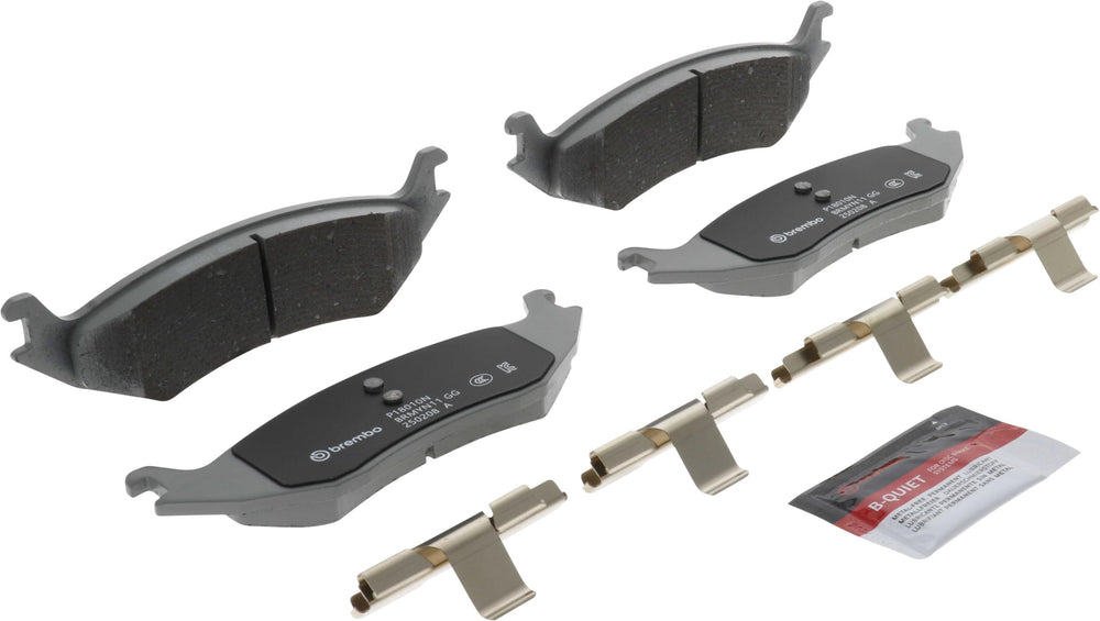 Brembo 02-10/11-18 RAM 1500/03-09 Dodge Durango Premium NAO Ceramic OE Equivalent Pad