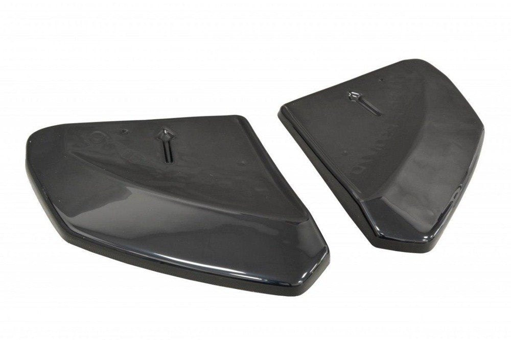 Maxton Design Gloss Black Rear Side Splitters - 2017-2018 Audi R8