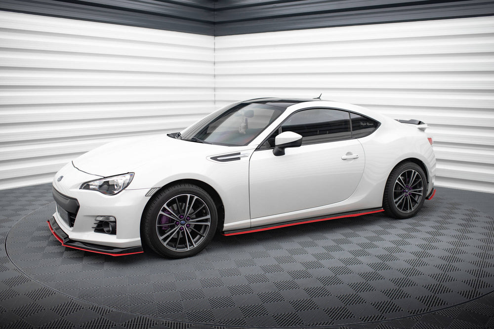 Maxton Design Redline Gloss Black Side Skirt Diffusers - 2013 FT86