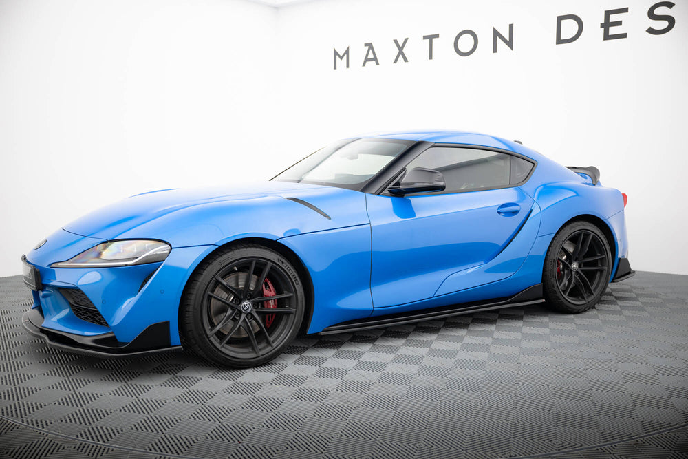 Maxton Design V2 Red Side Skirts - Supra 2020