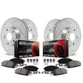 Power Stop 19-21 Volvo XC40 Front & Rear Z23 Evolution Sport Coated Brake Kit