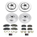 Power Stop 2021 Honda Odyssey Front & Rear Z17 Evolution Coated Brake Kit