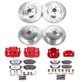 Power Stop 10-14 Subaru Outback Front & Rear Z26 Street Warrior Brake Kit w/Calipers