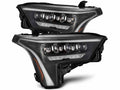 AlphaRex 22-23 Toyota Tundra NOVA-Series Headlights Black w/White DRL - Req 810029 OR 810030