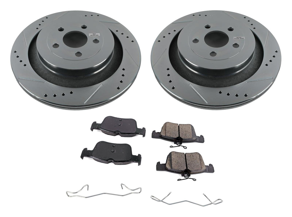 Power Stop 19-22 Ford Edge Front and Rear Z23 Evolution Brake Kit