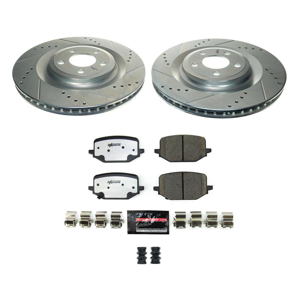 Power Stop 20-22 Lincoln Aviator Front and Rear Z36 Truck & Tow Brake Kit