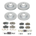 Power Stop 19-20 Volvo XC40 Front and Rear Z23 Coated Brake Kit
