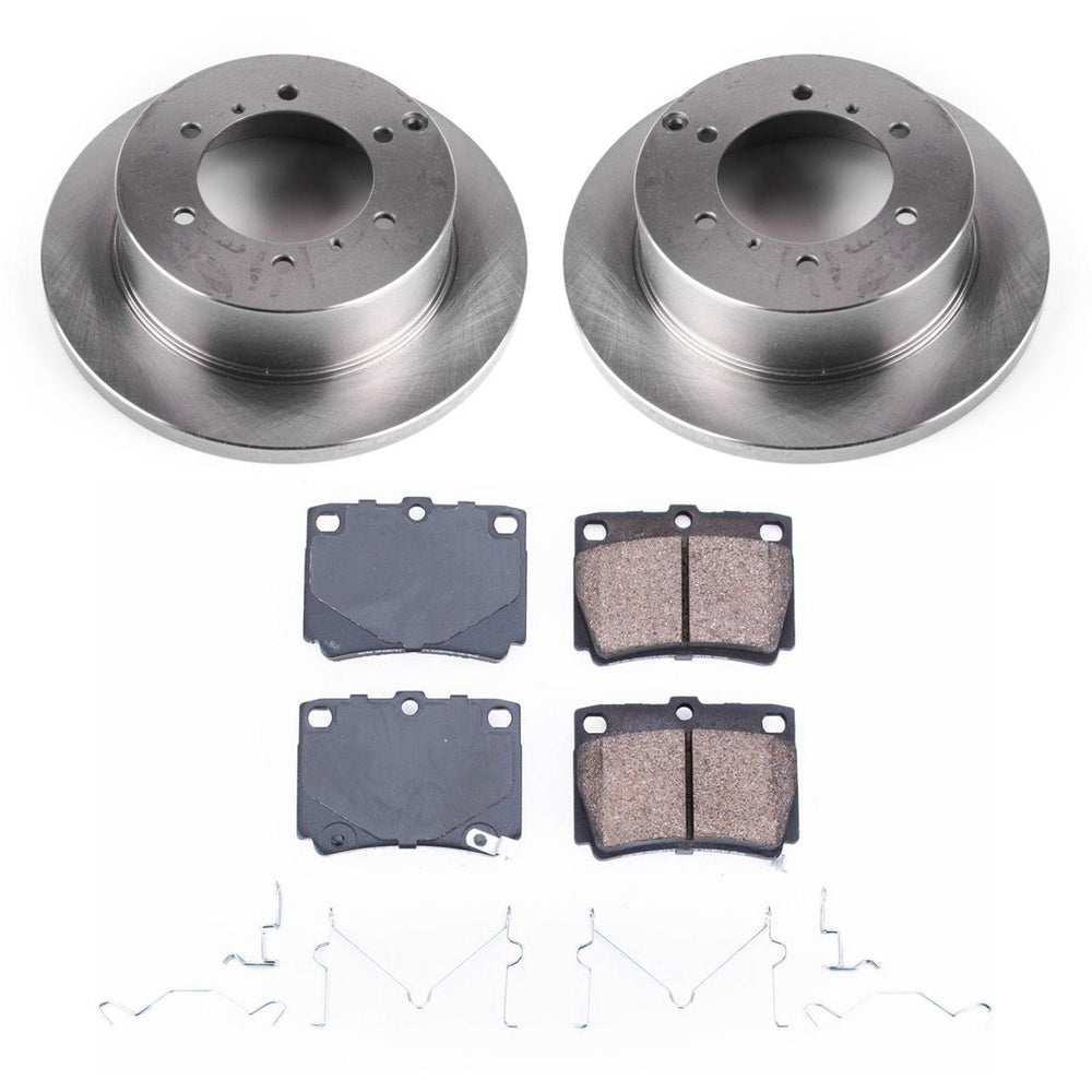 Power Stop 97-04 Mitsubishi Montero Sport Rear Autospecialty Kit w/Calipers