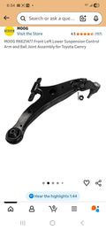 MOOG 13-18 Lexus ES300h Front Left Lower Control Arm