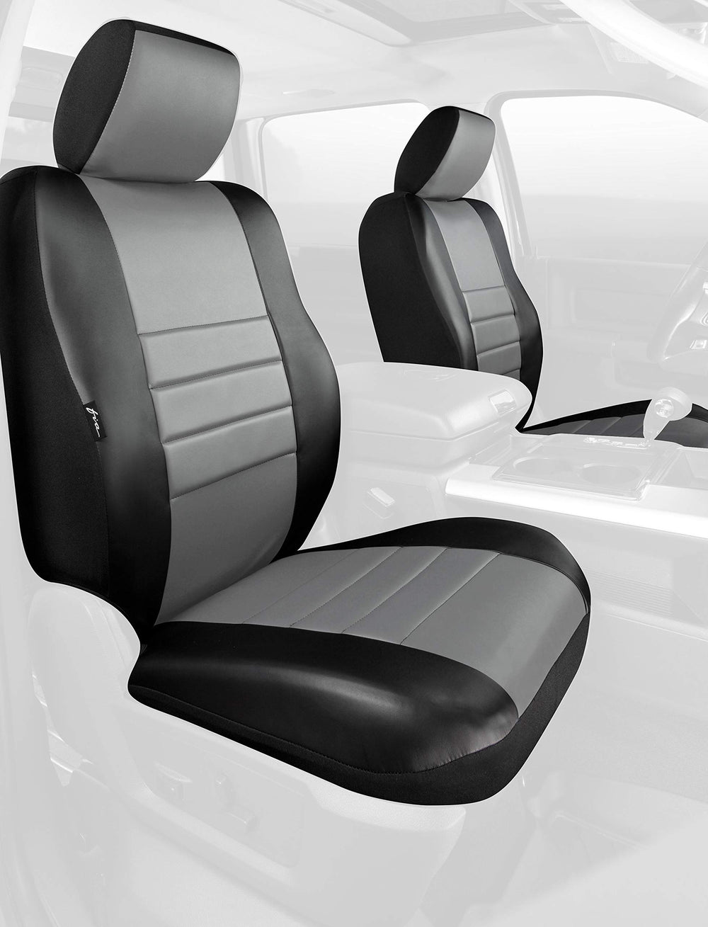 1520 YUKON/YUKON DENALI/ SUBURBAN/ TAHOE SL REAR 2ND ROW BUCKET SEAT COVERS GRAY