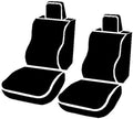 0916 F150/1116 F250/F350/F450/F550 SUPER DUTY SL FRONT BUCKET SEAT COVER BLK/BLK