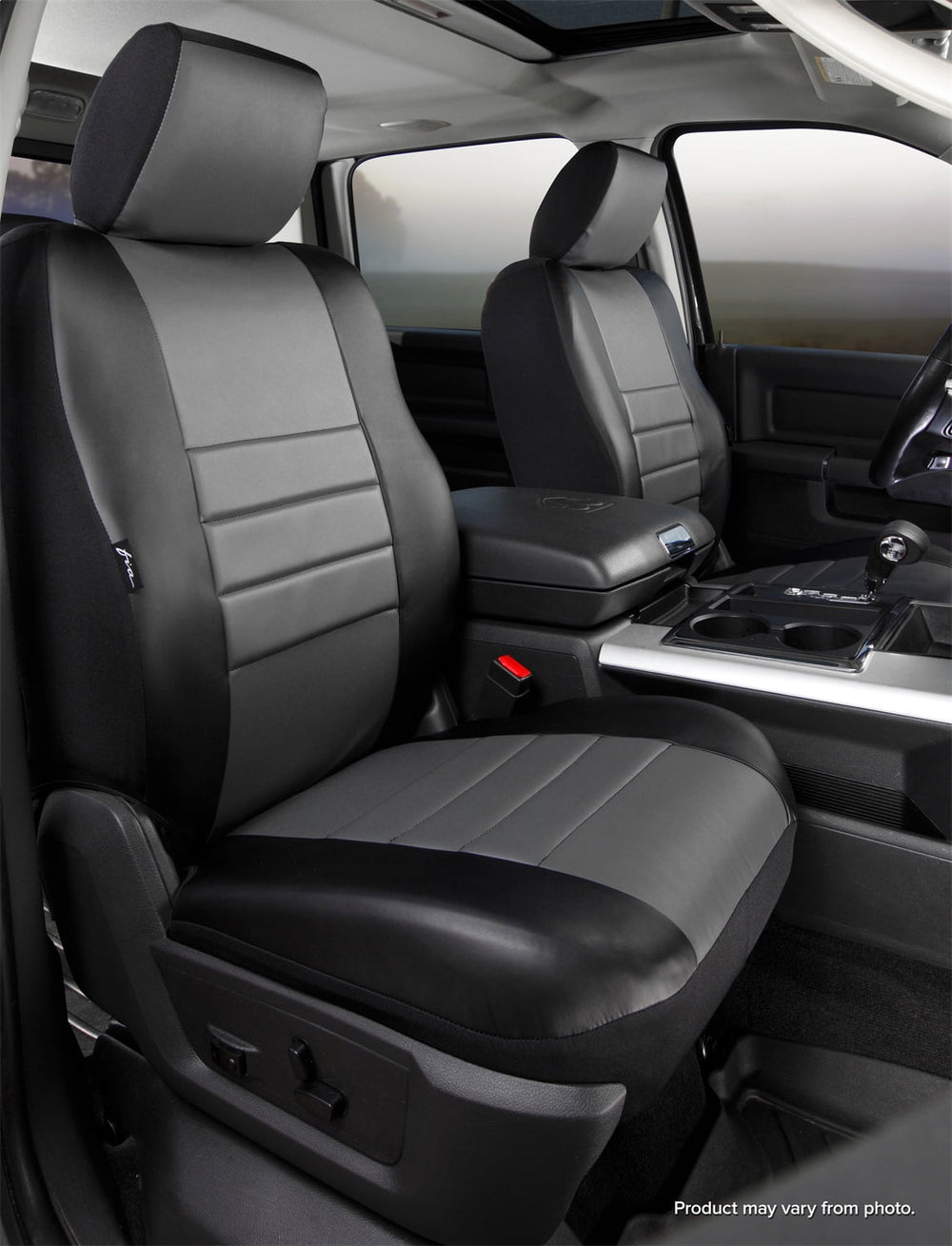 16C EXPRESS/SAVANA SL FRONT BUCKET SEAT COVER GRAY