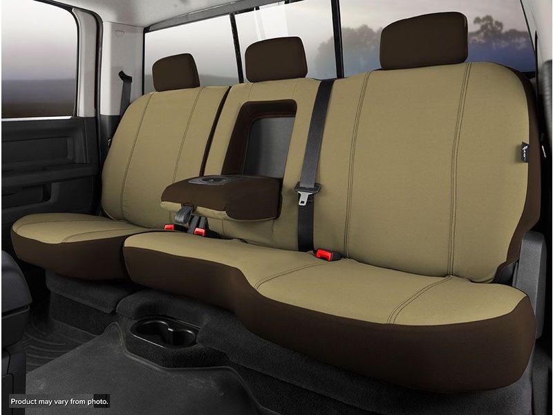 0713 TUNDRA SP REAR 60/40 SEAT COVER TAUPE