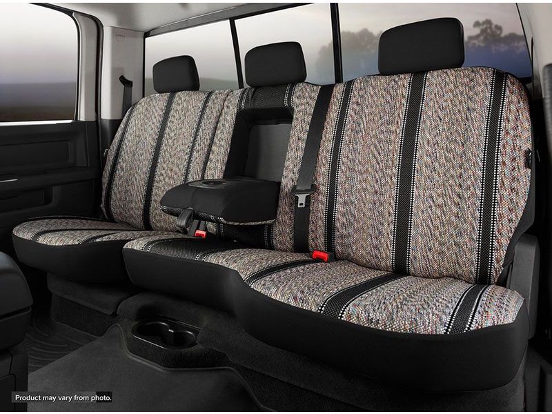 1419 SILVERADO/SIERRA 1500/1519 2500/3500 TR REAR 60/40 SEAT COVER W/ADJ HEAD ARMREST W/CUP BLACK