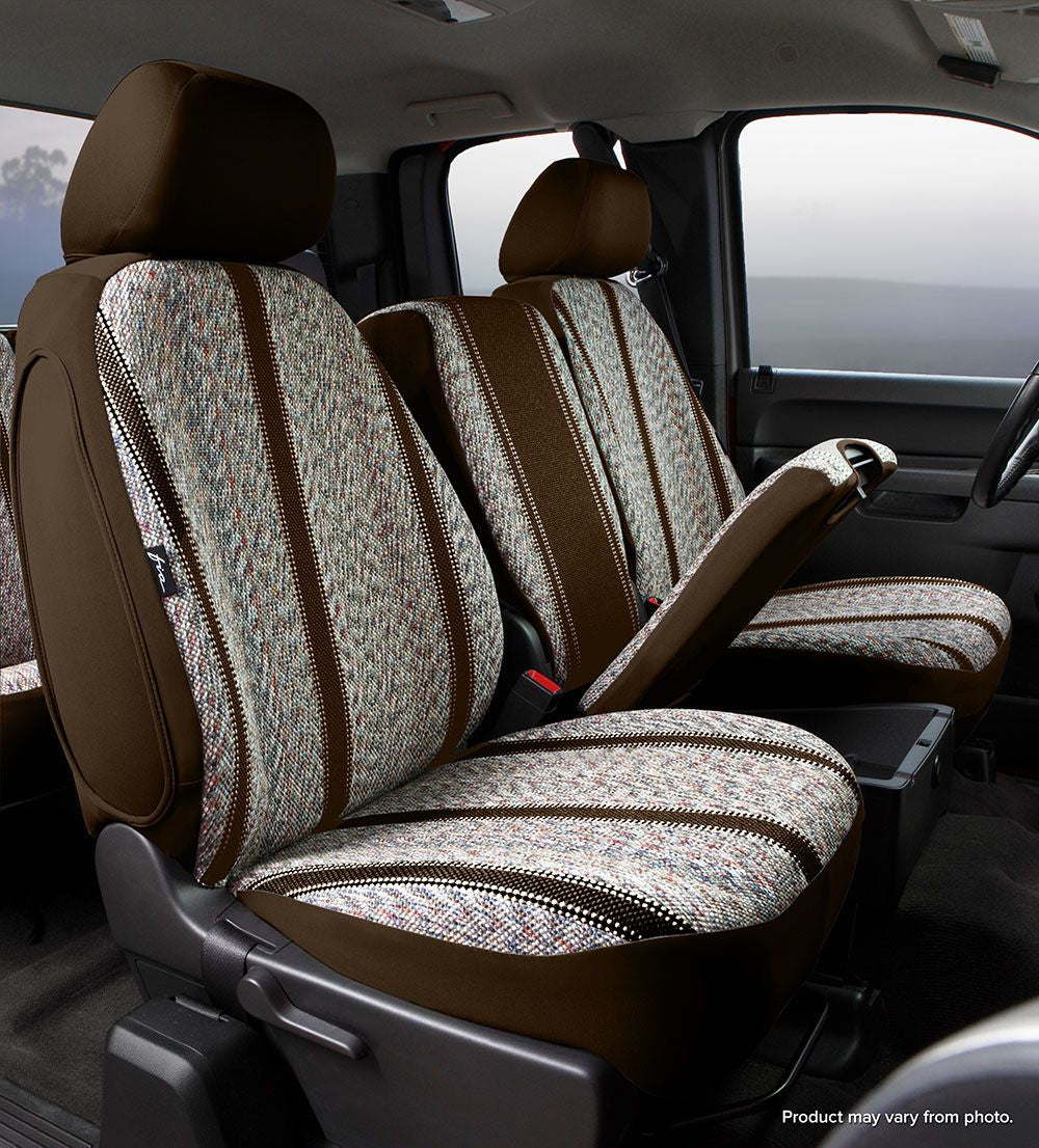 1013 SILVERADO/SIERRA 1500/1014 HD TR FRONT 40/20/40 SEAT COVER BROWN