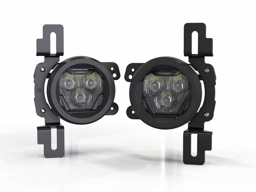 18C WRANGLER JL/GLADIATOR JT 4BANGER FOG LIGHT KIT (NCS/WIDE/WHITE)
