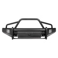 07.510 SILVERADO HD 2500/3500 FRONT ELITE RANCH BUMPER W. PRERUNNER GUARD W/ TOW HOOKS MATTE BLACK