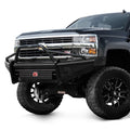 0710 SILVERADO 2500/3500 FRONT RANCH BUMPER W. PRERUNNER GUARD W/ TOW HOOKS