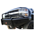 0710 SILVERADO 2500/3500 FRONT RANCH BUMPER W. PRERUNNER GUARD W/ TOW HOOKS