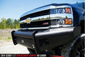1519 SILVERADO 2500/3500 FRONT ELITE RANCH BUMPER W/ NO GUARD W/ TOW HOOKS MATTE