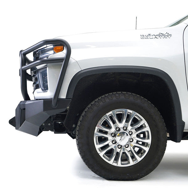 Chevy 2500-3500 HD Premium front bumper w/ full grill guard Bare