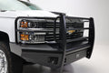 1519 SILVERADO 2500/3500 FRONT ELITE RANCH BUMPER W/ NO GUARD W/ TOW HOOKS MATTE