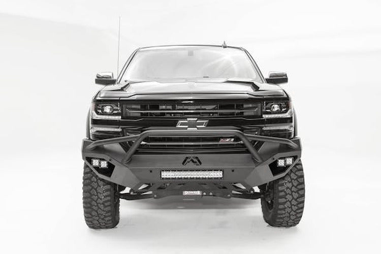 Chevy 1500 Vengeance Front Sensor Bumper w/ Pre-Runner Guard Bare