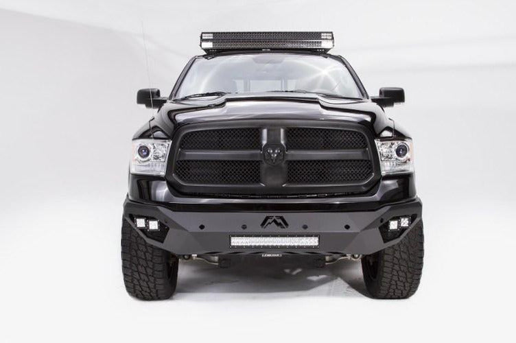 1318 RAM 1500 VENGEANCE FRONT SENSOR BUMPER W/ NO GUARD MATTE BLACK