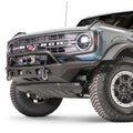 21C BRONCO STUBBY FRONT BUMPER W/ PRERUNNER GUARD BARE STEEL