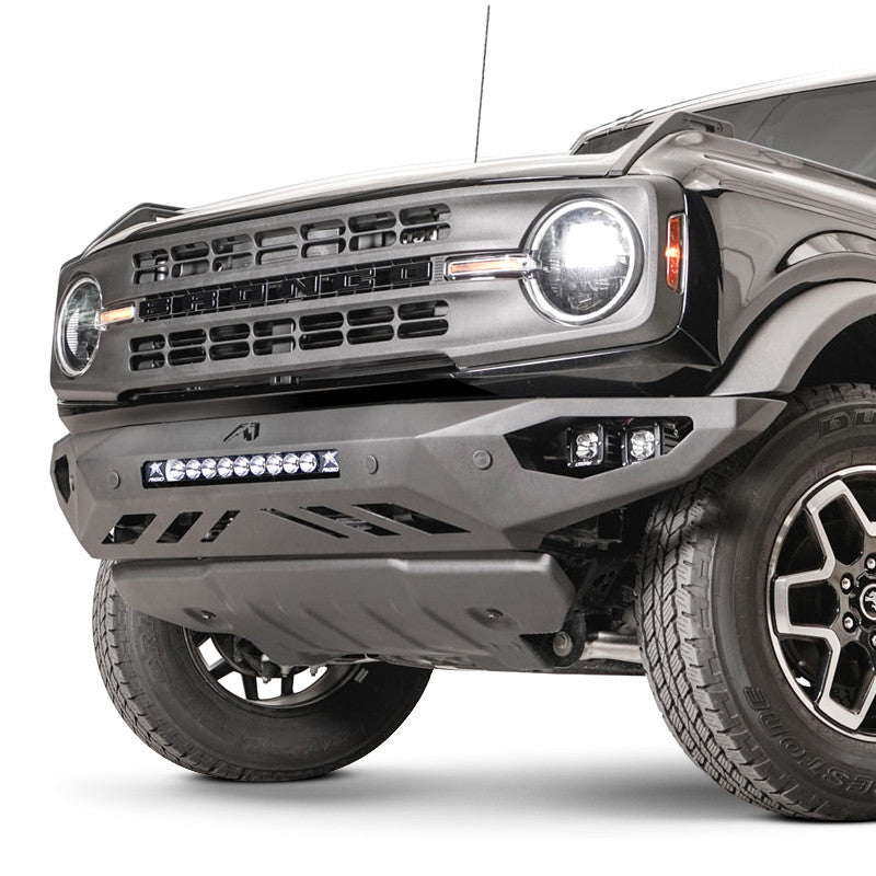 21C BRONCO VENGEANCE FRONT BUMPER W/ NO GUARD BARE STEEL