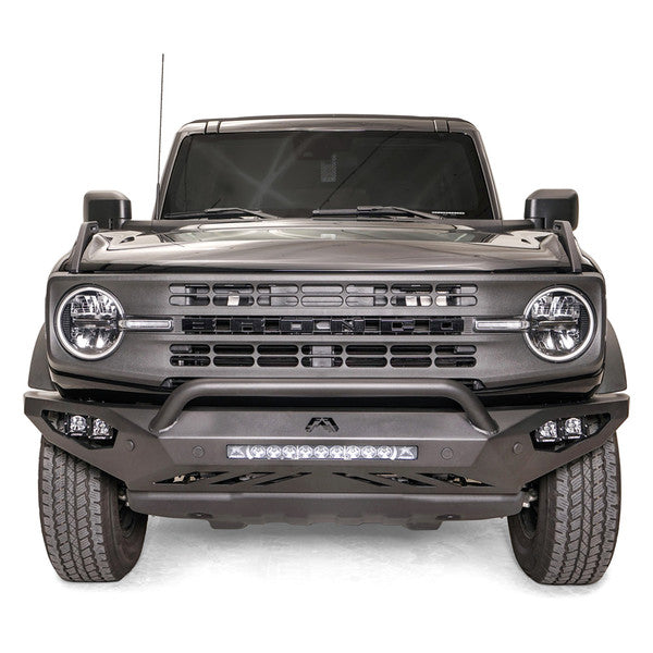 21C BRONCO VENGEANCE FRONT BUMPER W/ PRERUNNER GUARD BARE STEEL