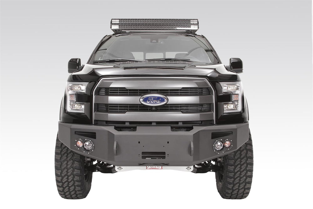 09-14 F150 FRONT BUMPER WITH NO GRILL GUARD MATTE BLACK