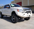 0914 F150 FRONT BUMPER WITH PRERUNNER GRILL GUARD BARE STEEL