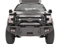0914 F150 FRONT BUMPER WITH PRERUNNER GRILL GUARD BARE STEEL