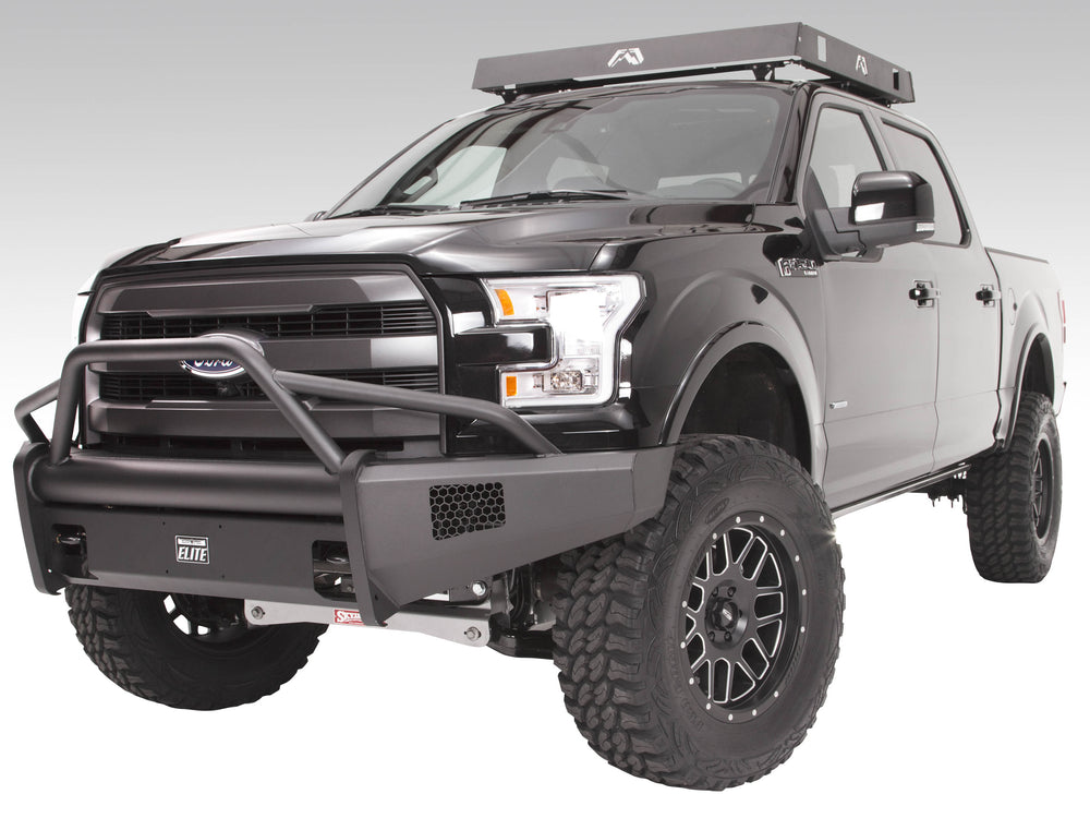 0914 F150 BS ELITE PRERUNNER W/ TOW HOOKS MATTE BLACK